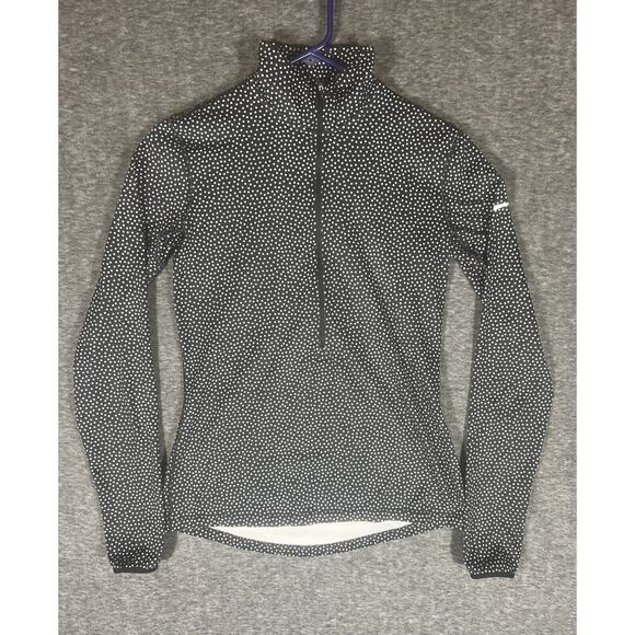 Nike Pro Dri-Fit Pullover Half Zip Running White‎ Black Women’s Medium - Picture 1 of 8